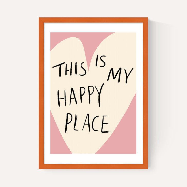 My Happy Place Heart