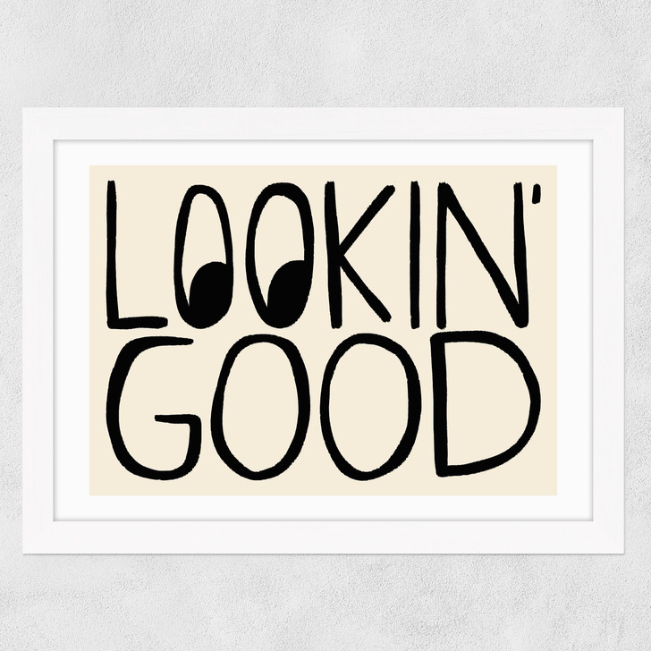Lookin' Good Wide White Frame