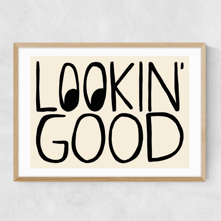 Lookin' Good Narrow Oak Frame