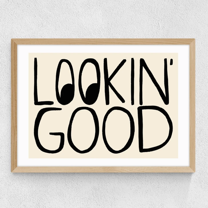 Lookin' Good Medium Oak Frame