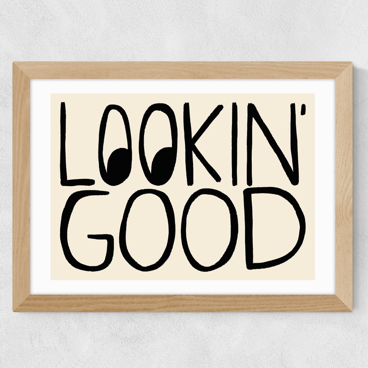 Lookin' Good Wide Oak Frame