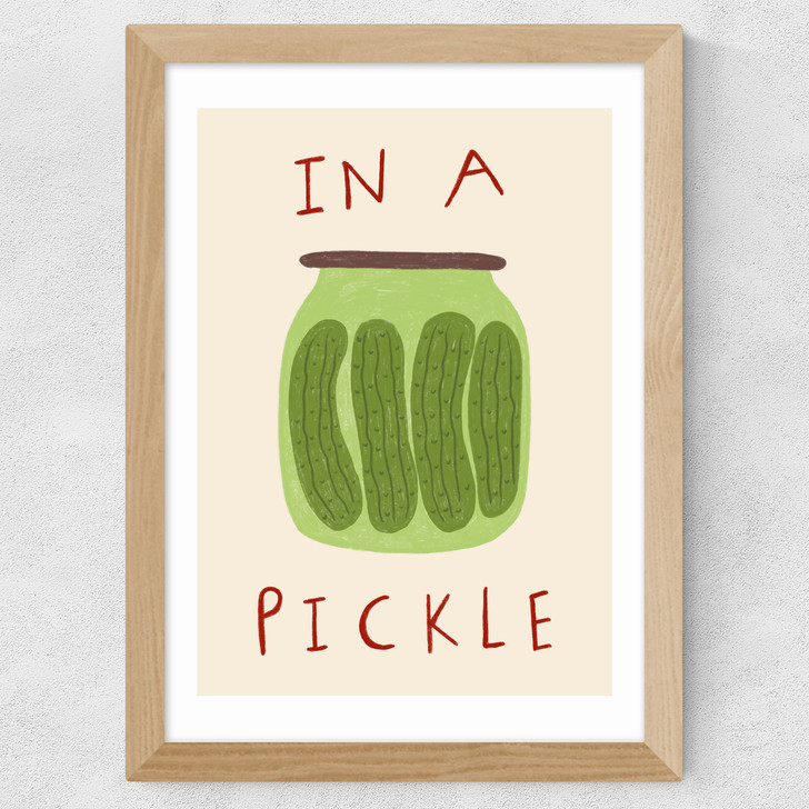 Pickle Wide Oak Frame