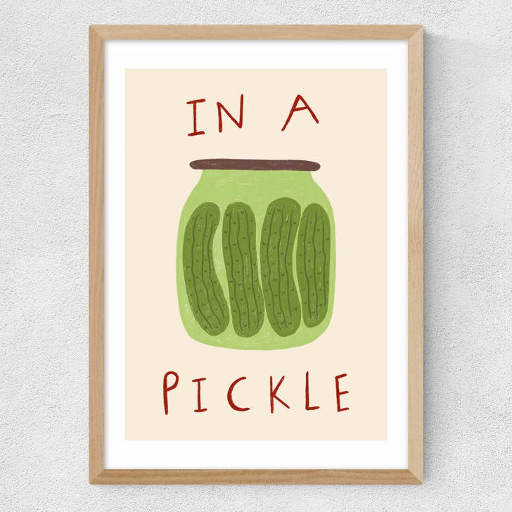 Pickle Medium Oak Frame