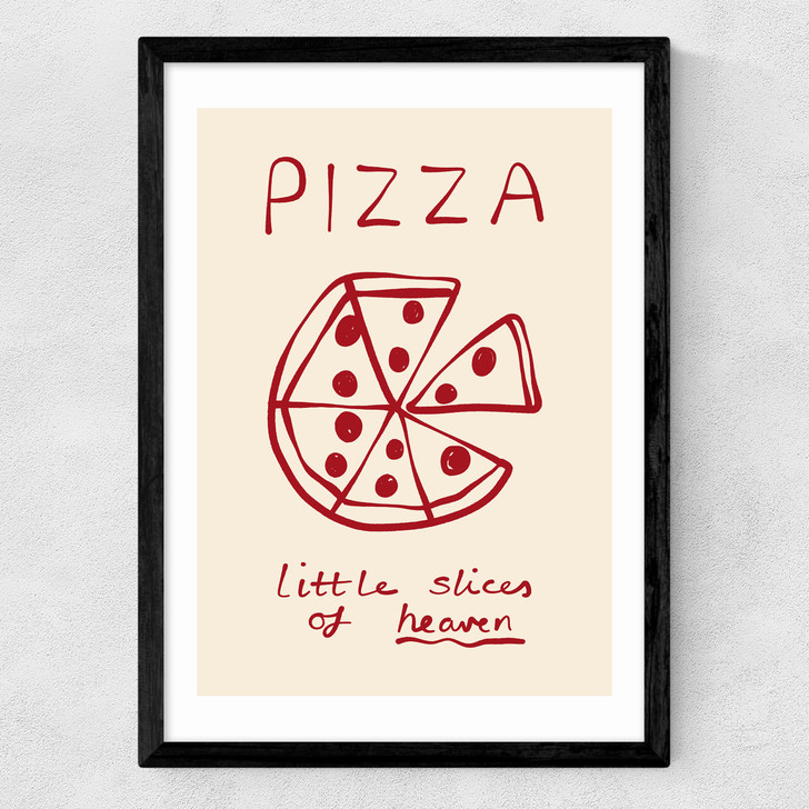 Slices of Heaven Medium Black Frame