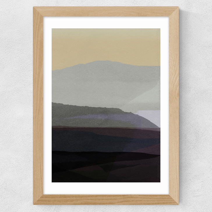 Golden Hills III Wide Oak Frame