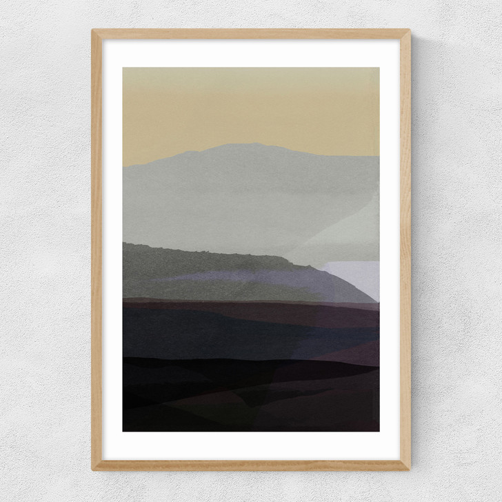 Golden Hills III Narrow Oak Frame
