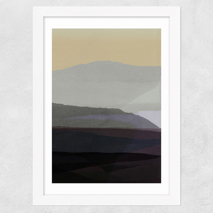 Golden Hills III Wide White Frame