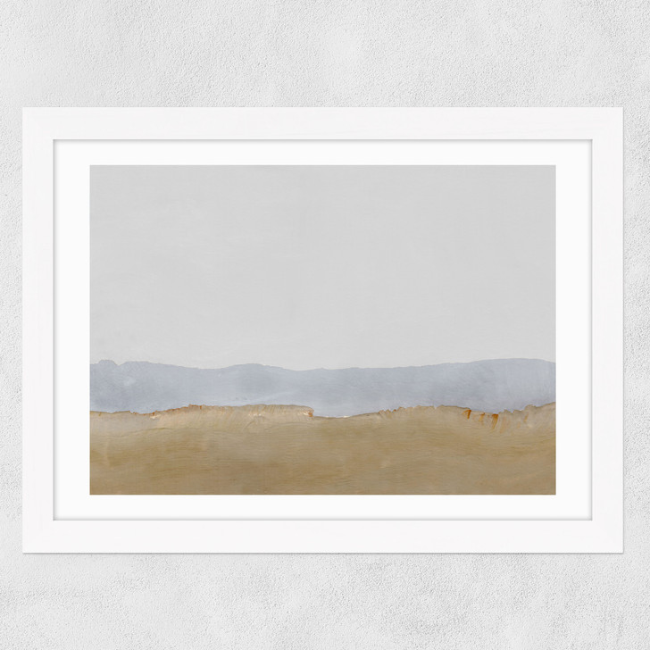 Breathe Wide White Frame
