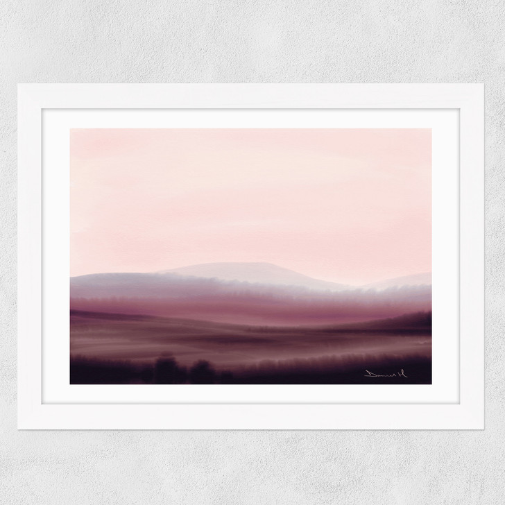 Dusk Wide White Frame