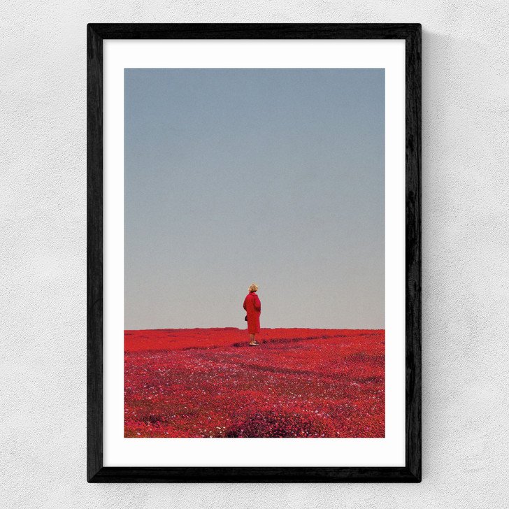 Everything Was Red Medium Black Frame