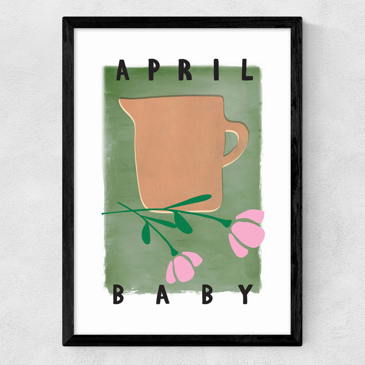 April Baby Medium Black Frame