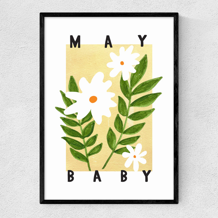 May Baby Narrow Black Frame