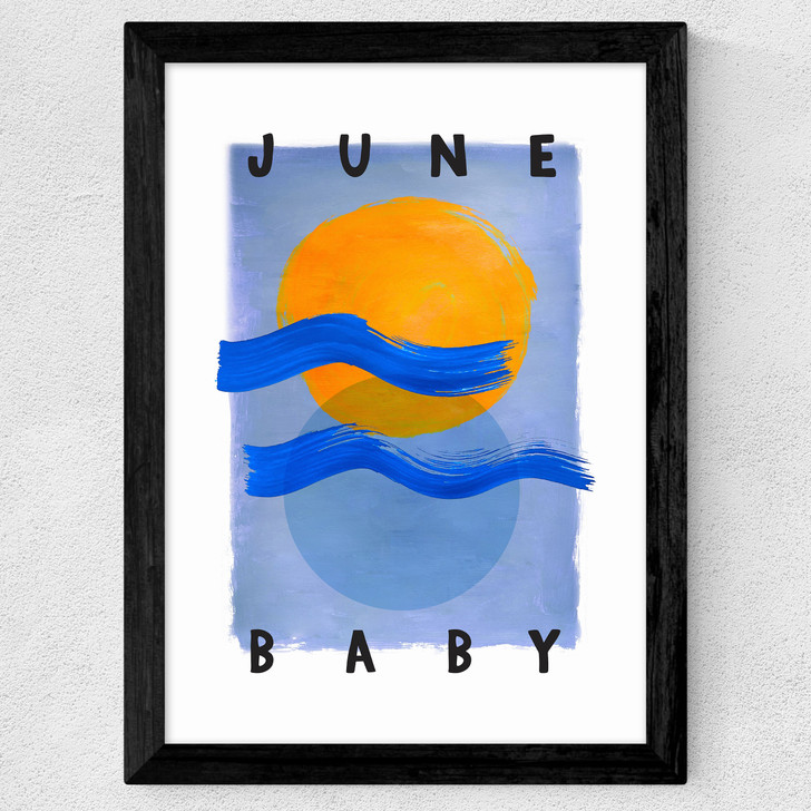 June Baby Wide Black Frame