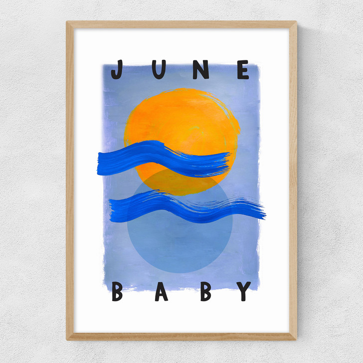 June Baby Narrow Oak Frame