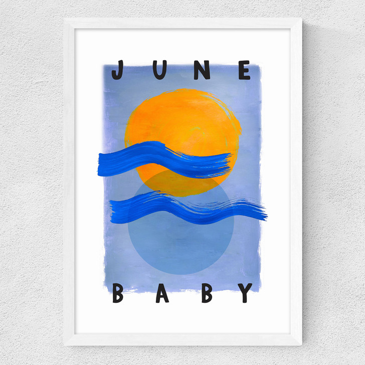 June Baby Medium White Frame