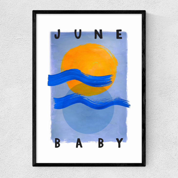 June Baby Narrow Black Frame