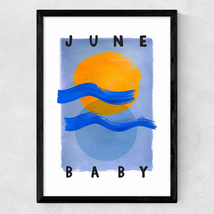 June Baby Medium Black Frame