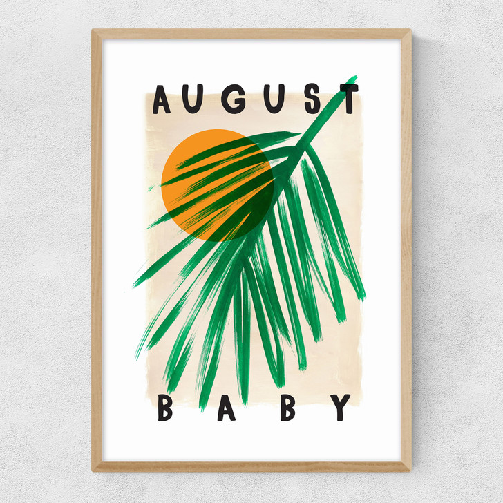 August Baby Narrow Oak Frame