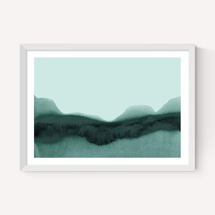 Abstract Landscape Green