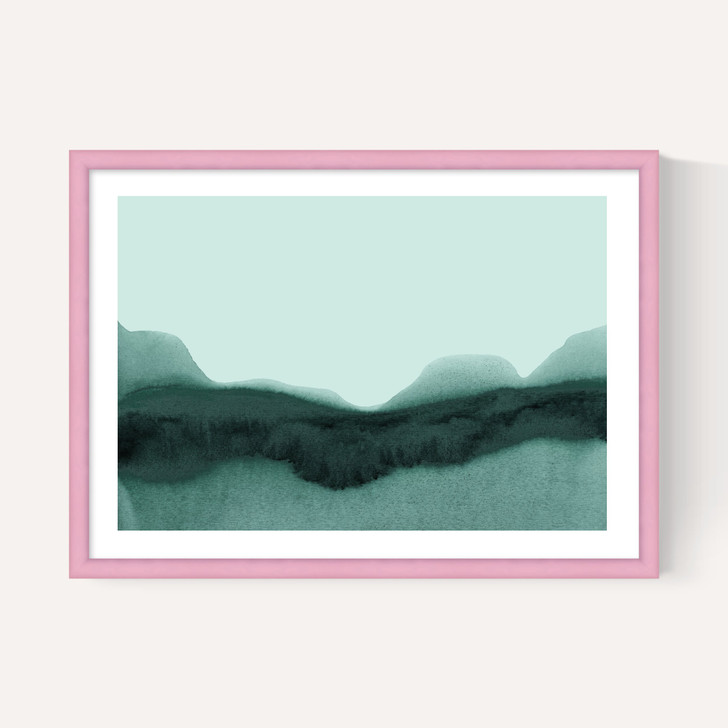 Abstract Landscape Green