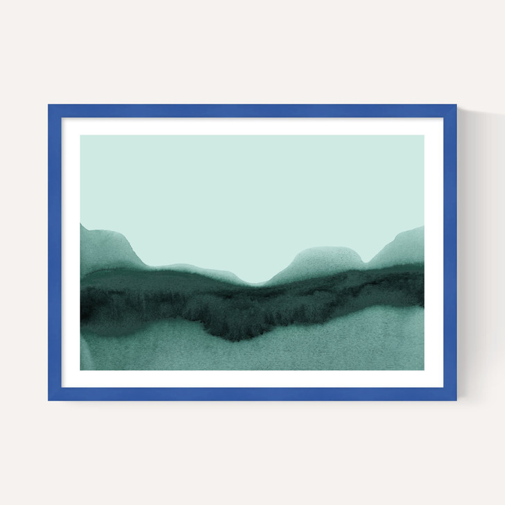 Abstract Landscape Green
