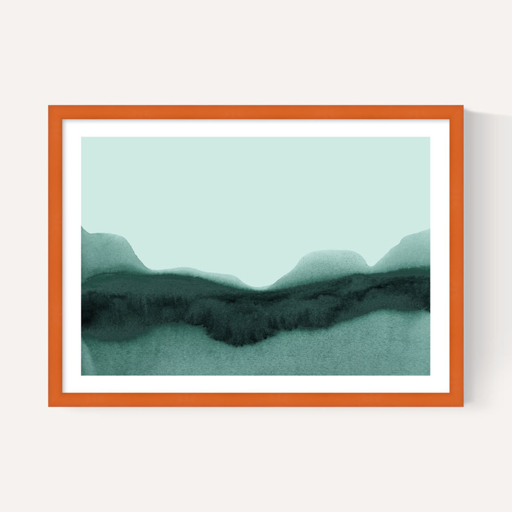 Abstract Landscape Green