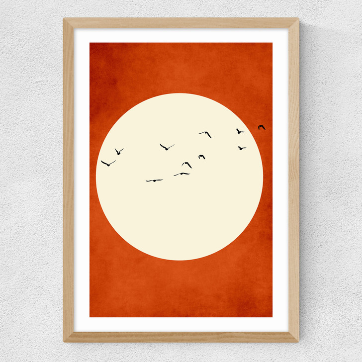 Warming Feelings Medium Oak Frame