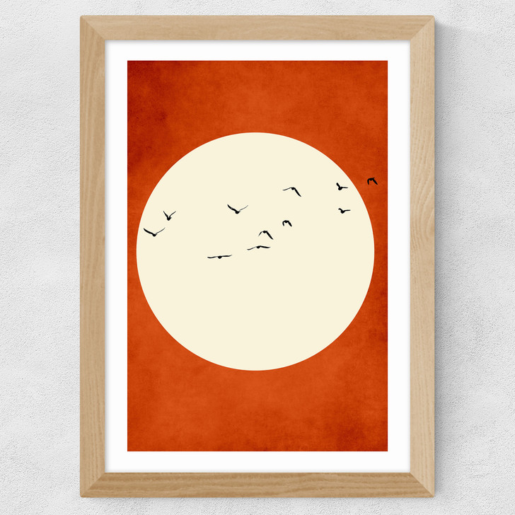 Warming Feelings Wide Oak Frame