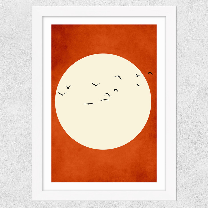 Warming Feelings Wide White Frame