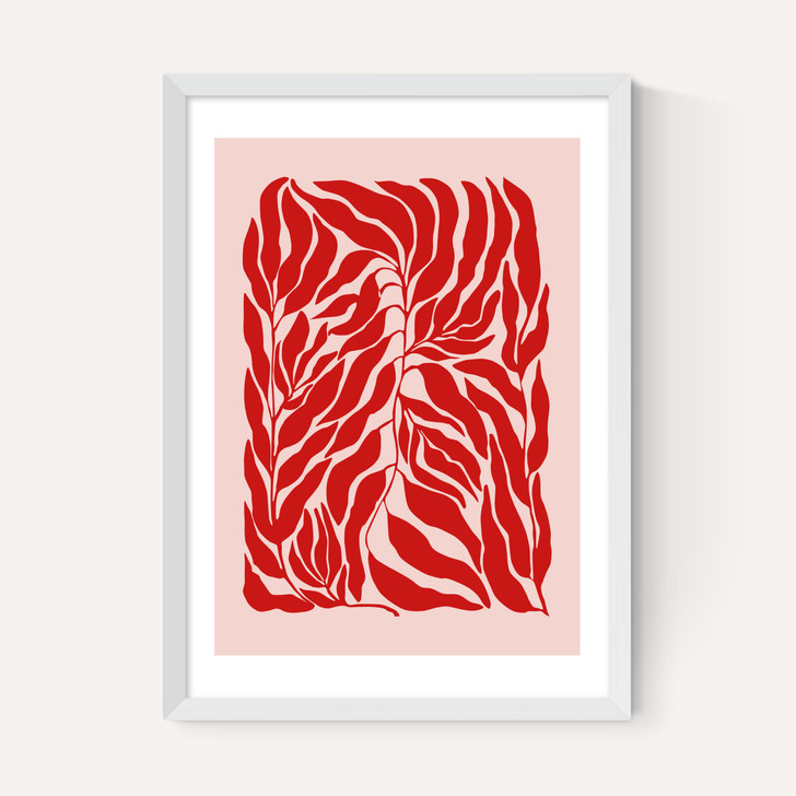 Pink & Red Botanical Poster