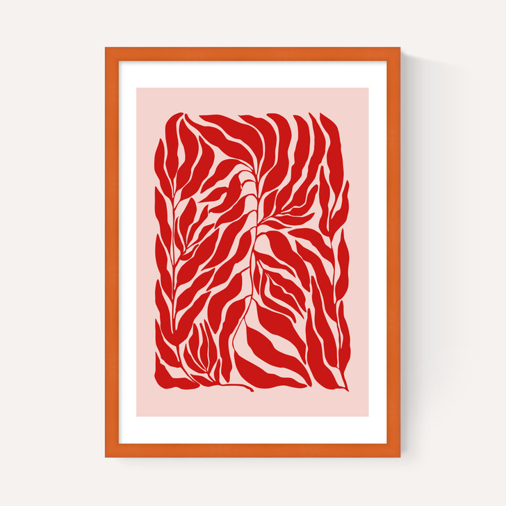 Pink & Red Botanical Poster