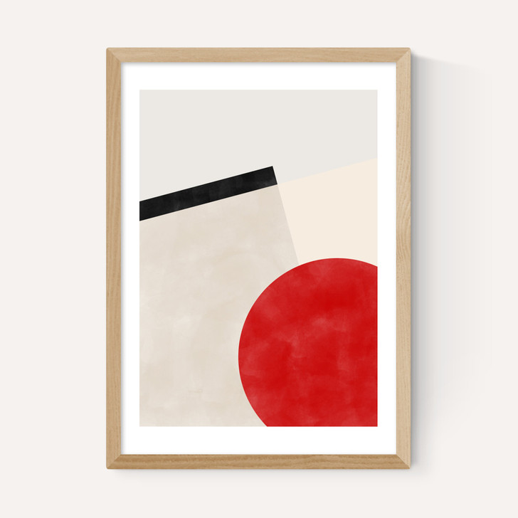 Pink & Red Graphic Poster III
