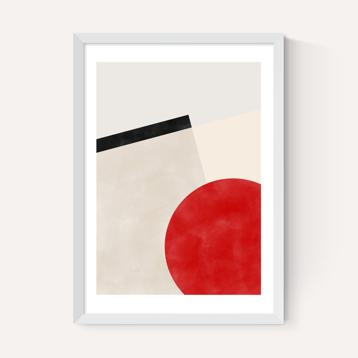 Pink & Red Graphic Poster III