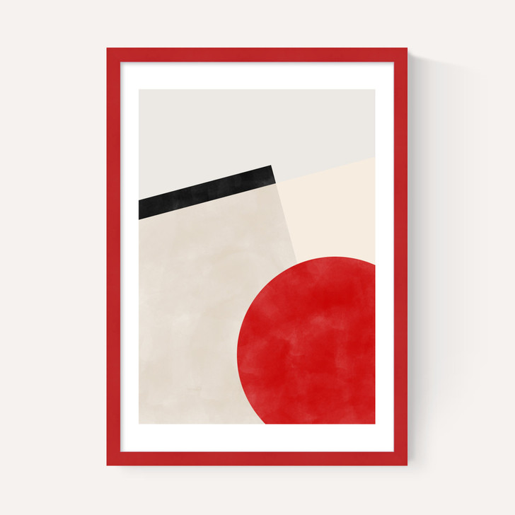 Pink & Red Graphic Poster III