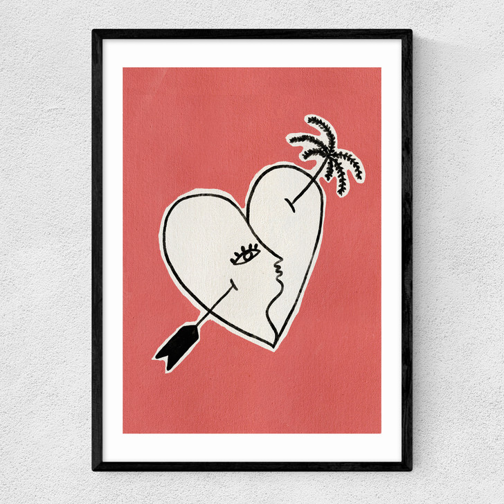 Arrows Of The Earth Narrow Black Frame