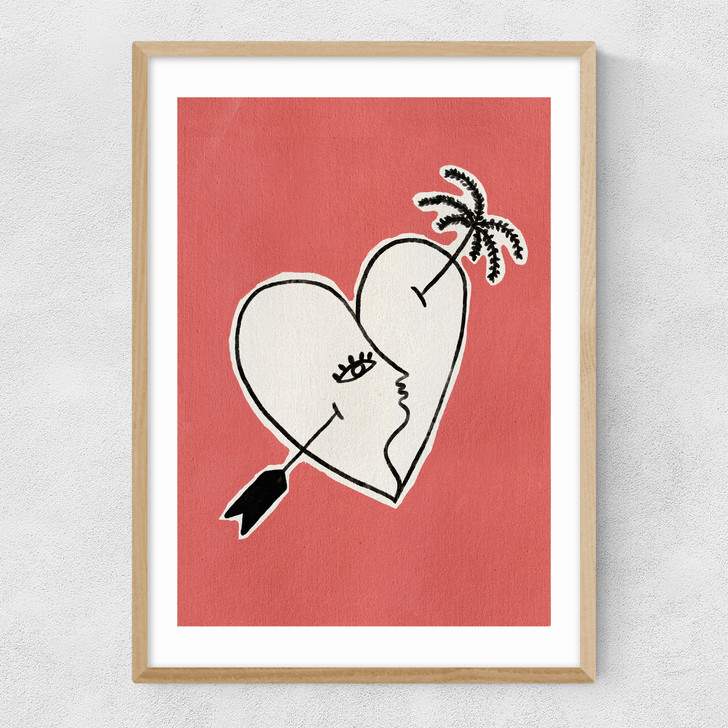 Arrows Of The Earth Narrow Oak Frame