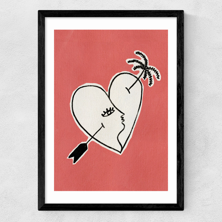Arrows Of The Earth Medium Black Frame