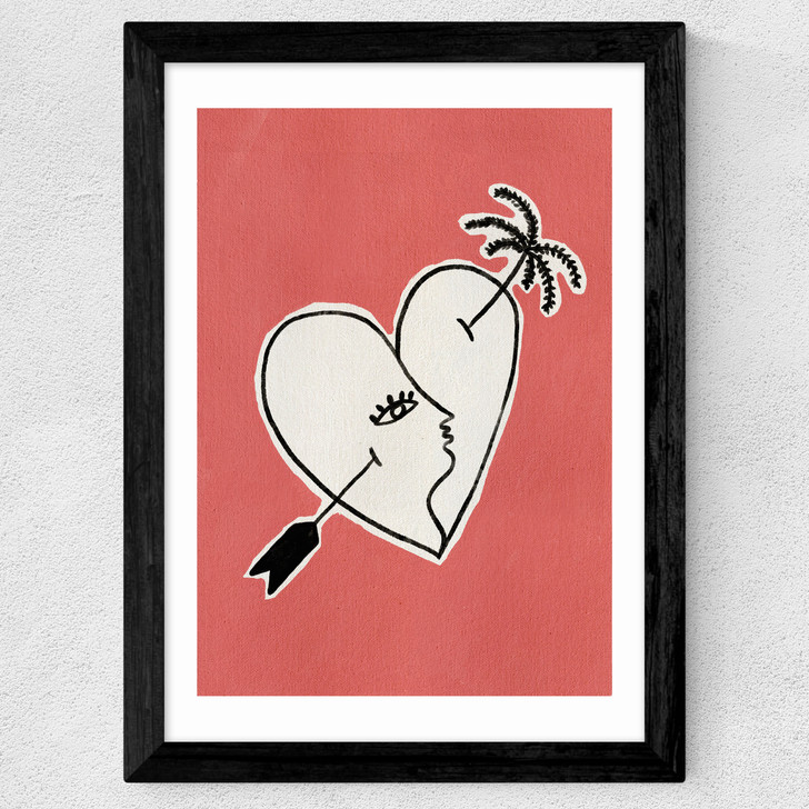 Arrows Of The Earth Wide Black Frame