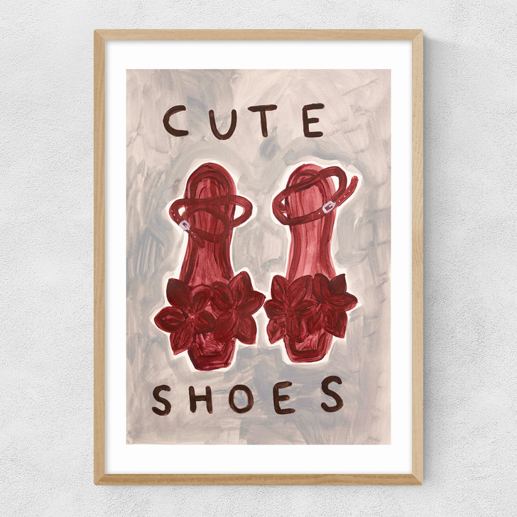 Cute Shoes Narrow Oak Frame