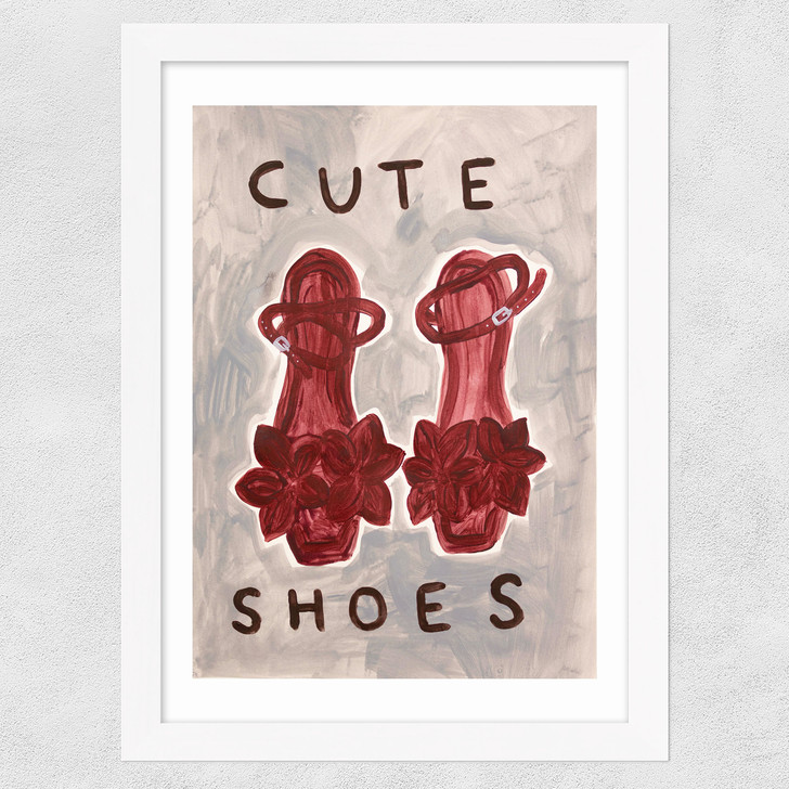 Cute Shoes Wide White Frame