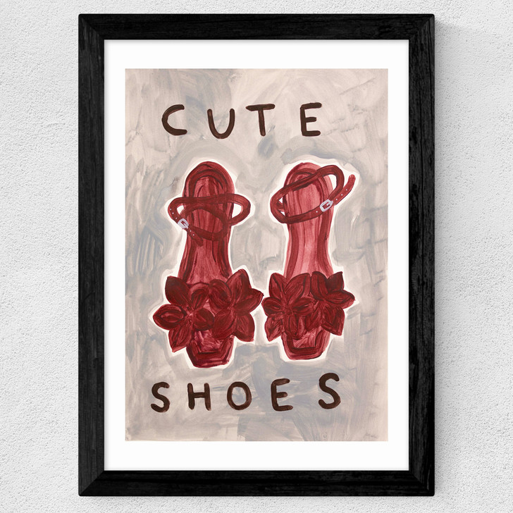 Cute Shoes Wide Black Frame