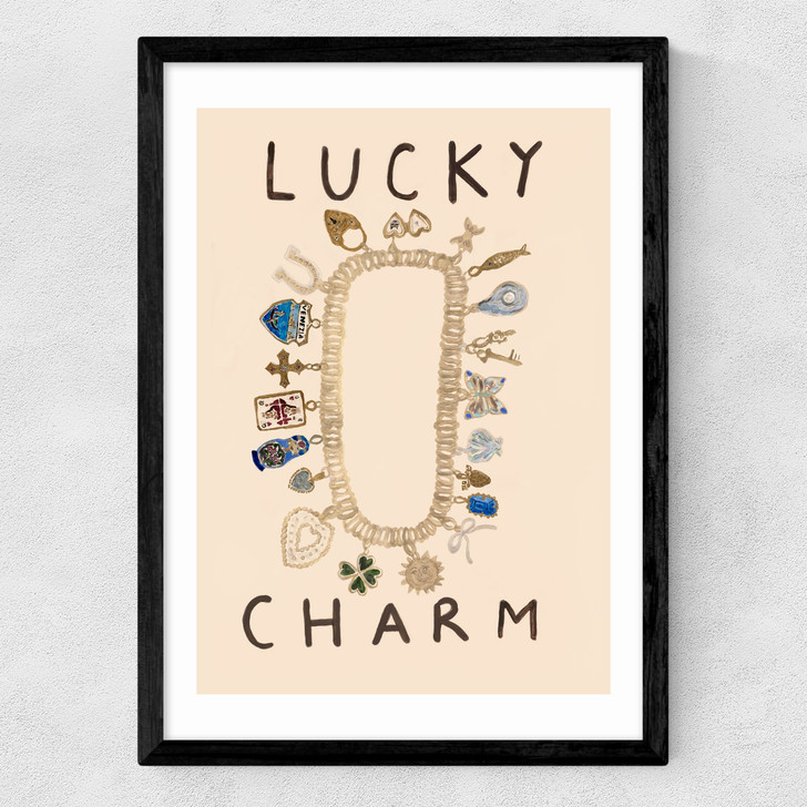 Lucky Charm Medium Black Frame