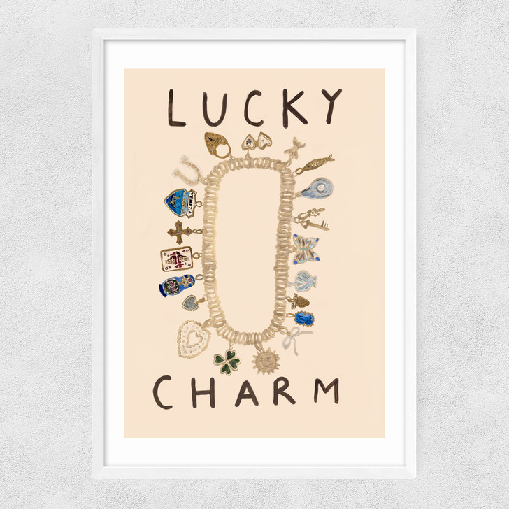 Lucky Charm Narrow White Frame