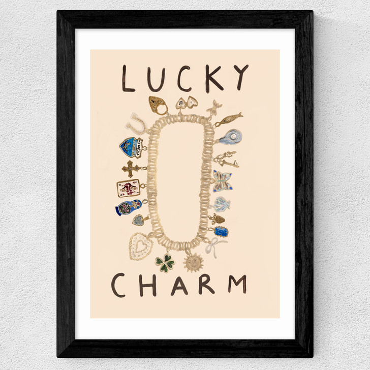 Lucky Charm Wide Black Frame