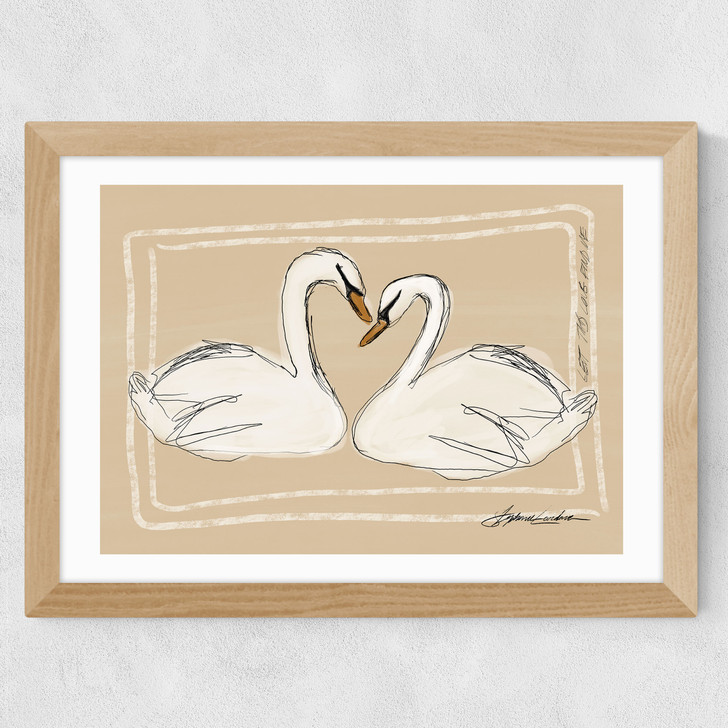 Let This Love Find Me Wide Oak Frame
