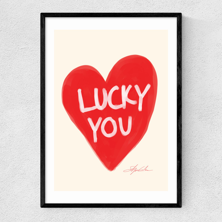 Lucky You Narrow Black Frame