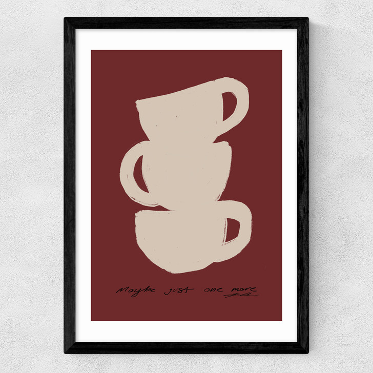 Maybe Just One More Medium Black Frame