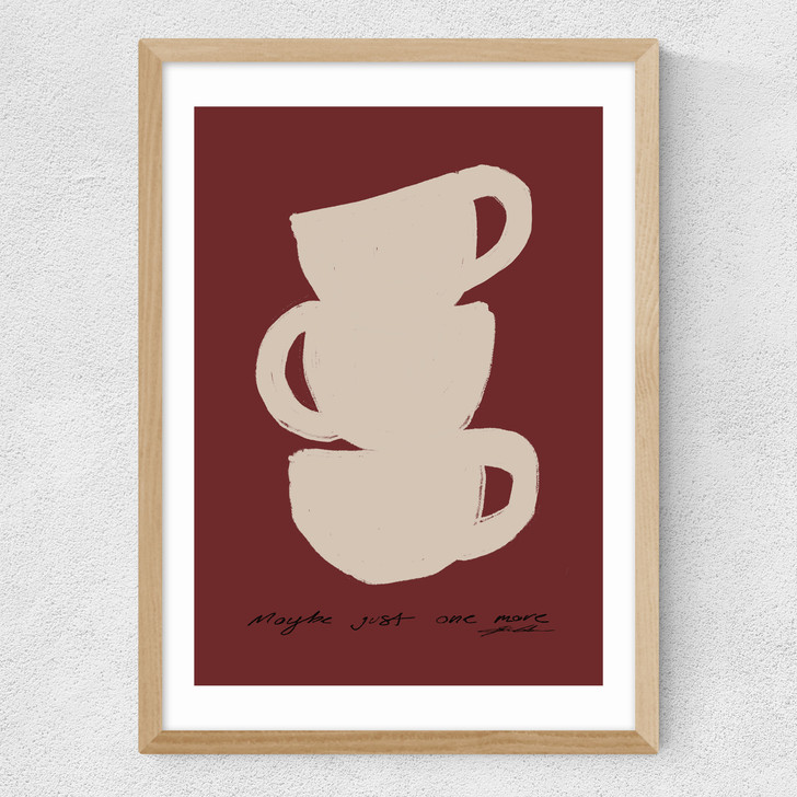 Maybe Just One More Medium Oak Frame