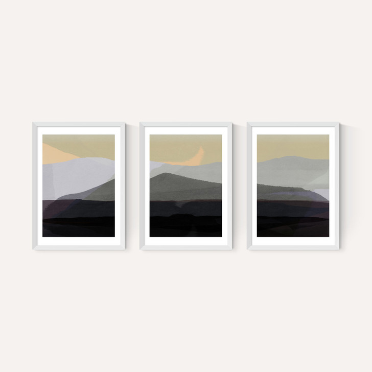 Golden Hills Triptych