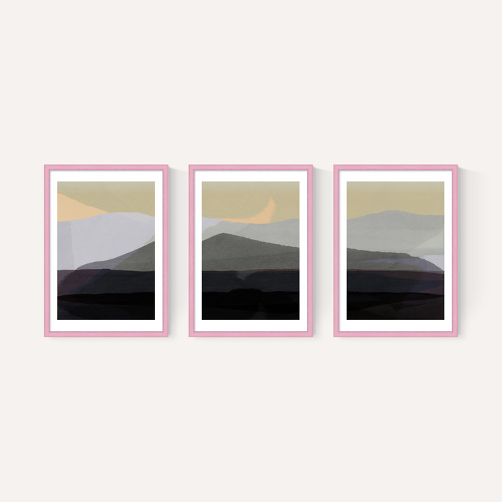 Golden Hills Triptych